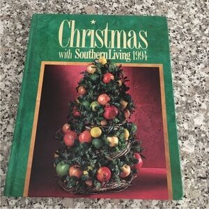 1994 Christmas with Southern Living craft book cookbook hardcover Oxmoor House